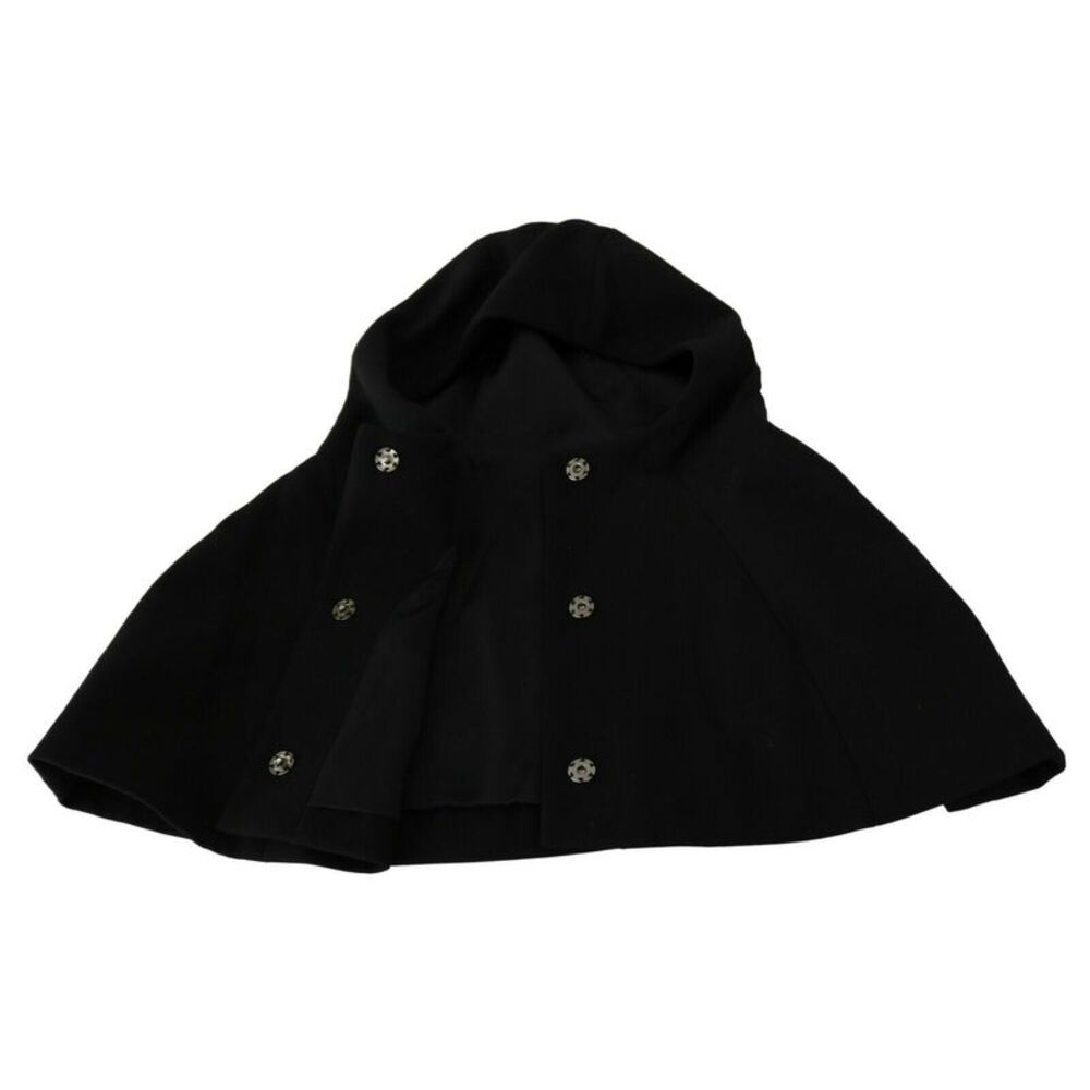 Dolce & Gabbana Dolce Gabbana Hooded Cape Women Black Hats - Picture 4 of 4